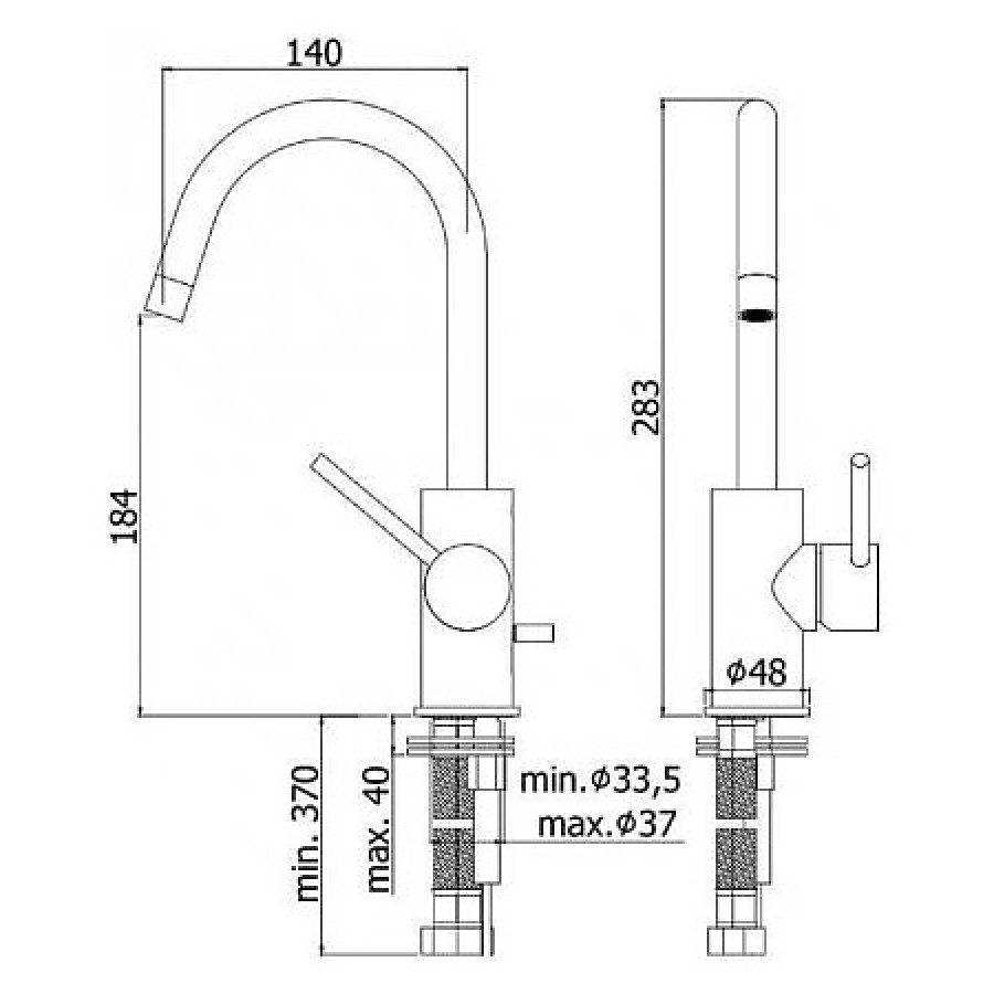 Смеситель для раковины Paffoni Light LIG078NO