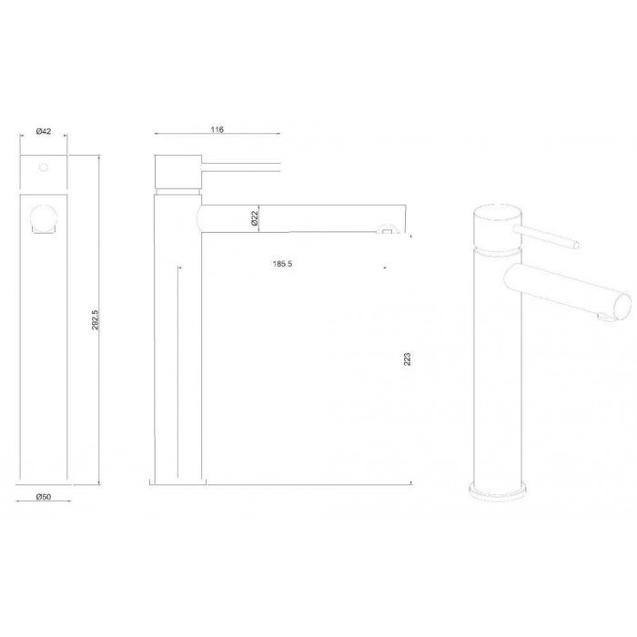 Смеситель для раковины Allen Brau Glority 5.51002-00 хром