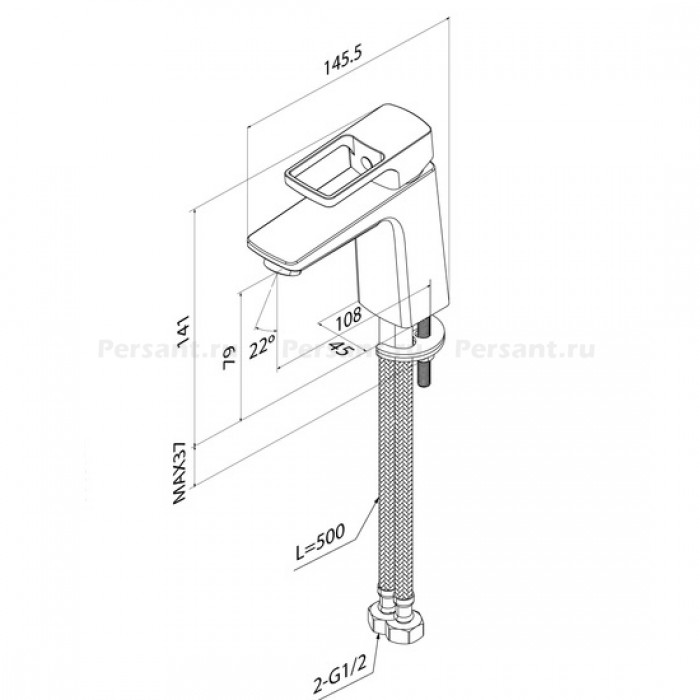Смеситель для раковины IDDIS Bild BILBL00i01 черный