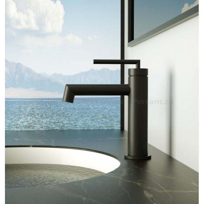 Смеситель для раковины BelBagno Acqua ACQUA-LVM-NERO черный матовый