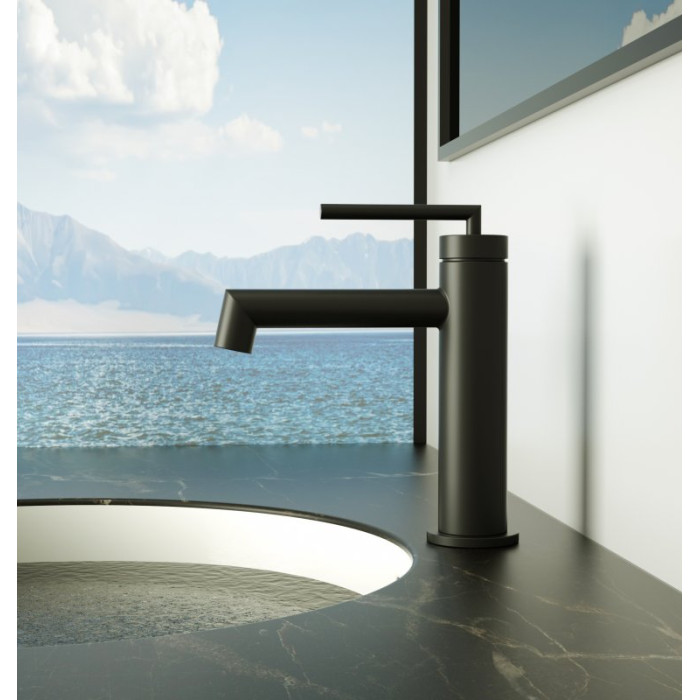 Смеситель для раковины BelBagno Acqua ACQUA-LVM-NERO черный