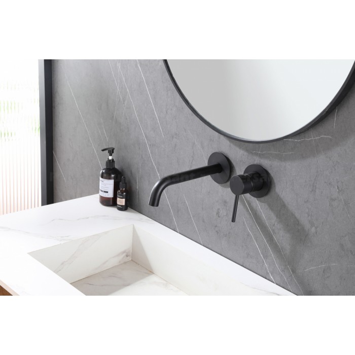 Смеситель для раковины Abber Wasser Kreis AF8112B черный