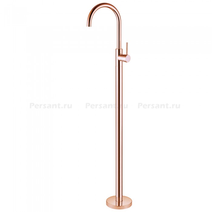 Смеситель для раковины Abber Wasserfall AF8141RG напольный, розовое золото