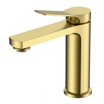 Смеситель для раковины Vincea Arco VBF-4AR01BG брашированное золото