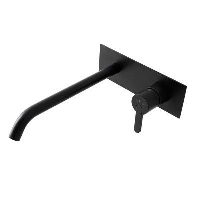 Смеситель для раковины Cezares Leaf LEAF-BLI1-NOP черный матовый