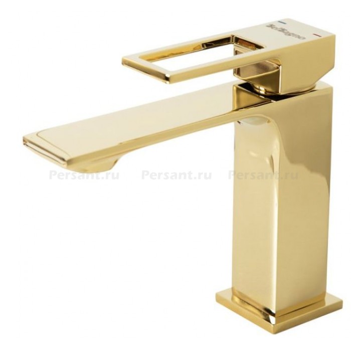 Смеситель для раковины BelBagno Luce LUC-LVM-ORO золото