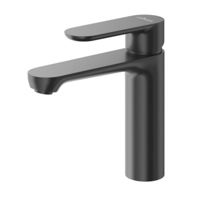 Смеситель для раковины Cezares Stylus с донным клапаном, черный STYLUS-LS-NOP