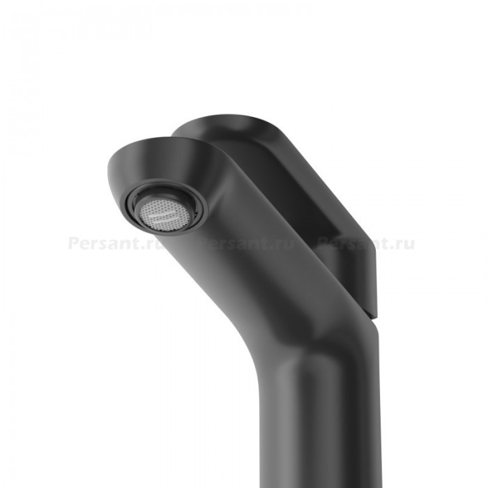 Смеситель для раковины Cezares Stylus с донным клапаном, черный STYLUS-LS-NOP
