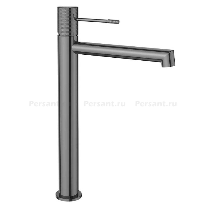 Смеситель для раковины Vincea Desire VBF-1D2GM высокий, вороненая сталь
