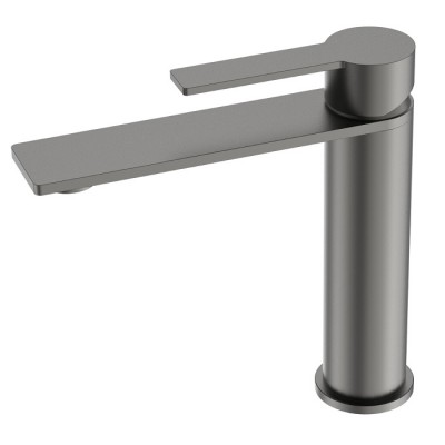 Смеситель для раковины Vincea Linea VBF-4LN1GM, вороненая сталь