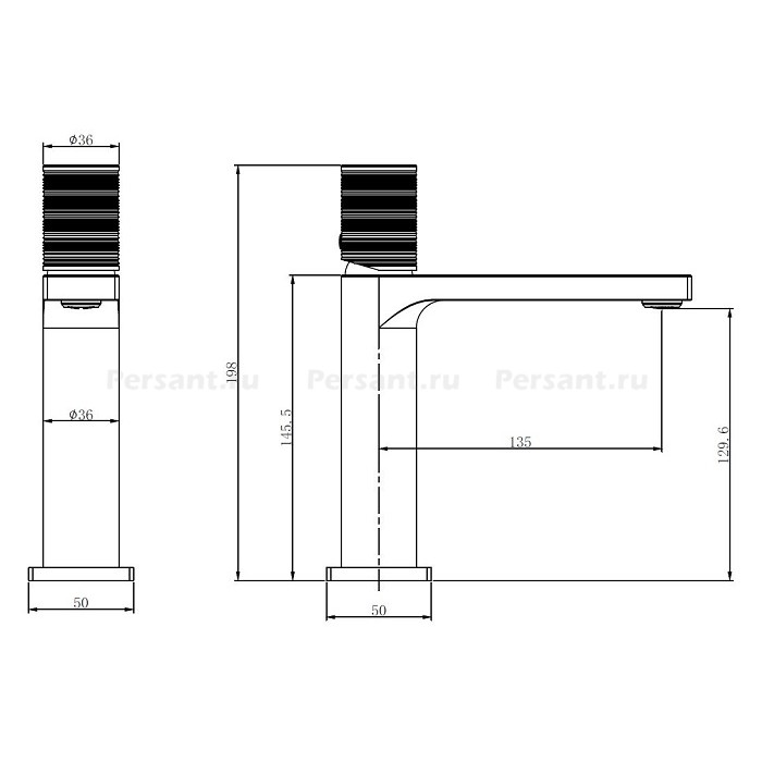 Смеситель для раковины Vincea Domus VBF-5DM01CH хром