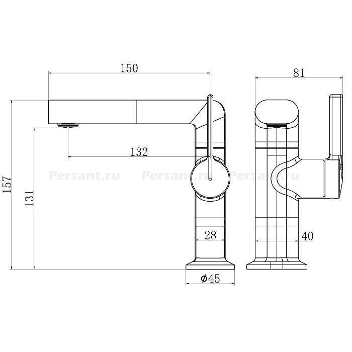 Смеситель для раковины Vincea TG VBF-5TG1CH хром