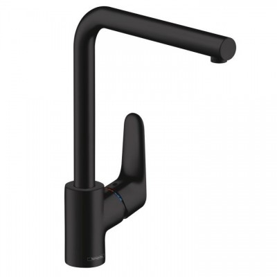 Смеситель для кухни hansgrohe Focus 280 31817670 черный матовый