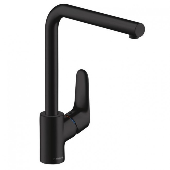 Смеситель для кухни hansgrohe Focus 280 31817670 черный матовый