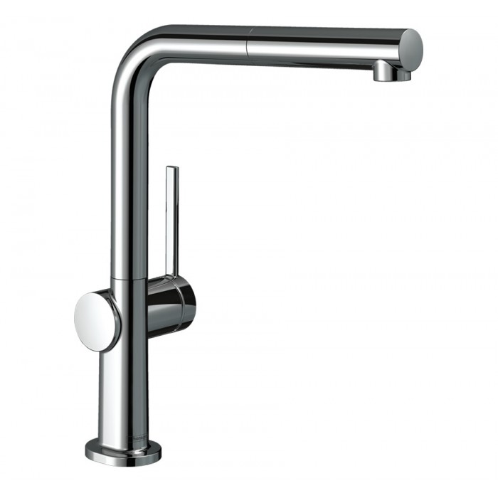 Смеситель для кухни hansgrohe Talis M54 270 1jet sBox 72809000 с выдвижным изливом, хром