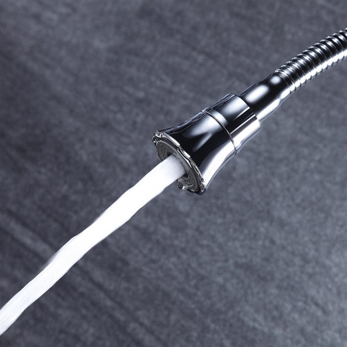 Смеситель для кухни Lemark Linara LM0413C с гибким изливом, хром