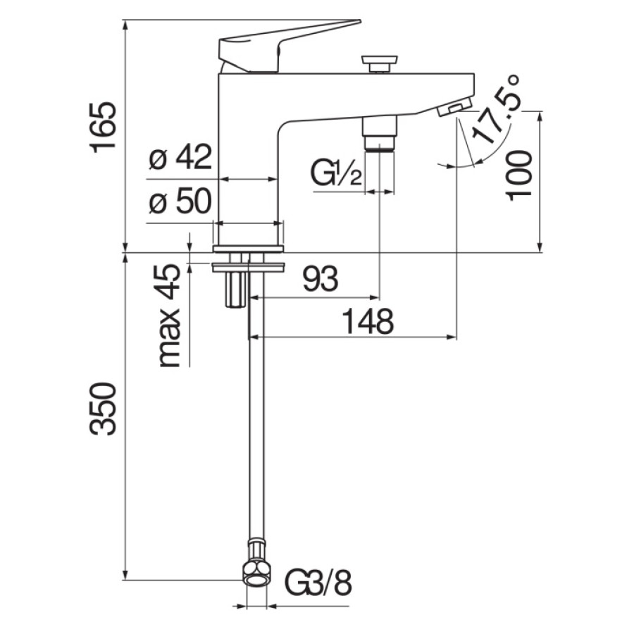 Смеситель для ванны Nobili Blues BS101118/10CR