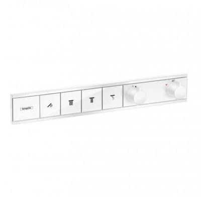 Смеситель для душа hansgrohe RainSelect 15382700 с термостатом, на 4 потока, белый/хром