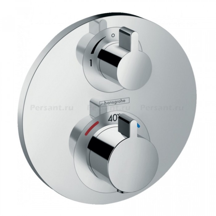 Смеситель для душа Hansgrohe Ecostat S 15757000 с термостатом, на 1 поток, хром