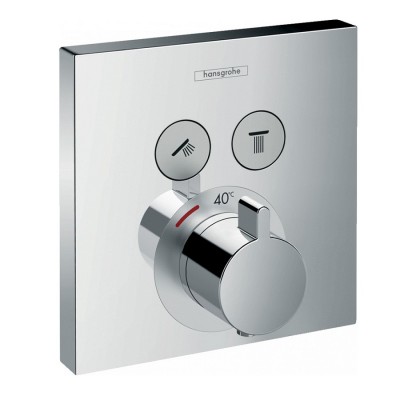 Смеситель для душа Hansgrohe Select 15763000 встраиваемый, с термостатом, хром