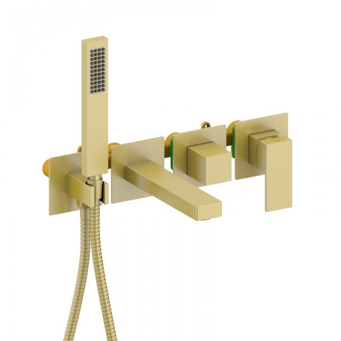 Смеситель для ванны Timo Selene 2014/17YSM встраиваемый, золото матовое