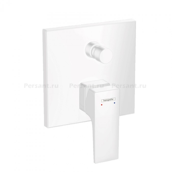 Смеситель для ванны hansgrohe Metropol 32545700 встраиваемый, матовый белый