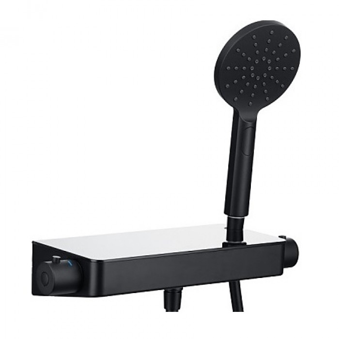 Смеситель для душа Allen Brau Fantasy 5.11002-31 с термостатом, черный