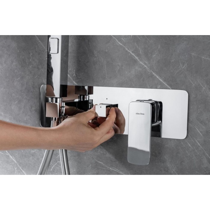 Смеситель для ванны Allen Brau Infinity 5.21007-00 встраиваемый, хром