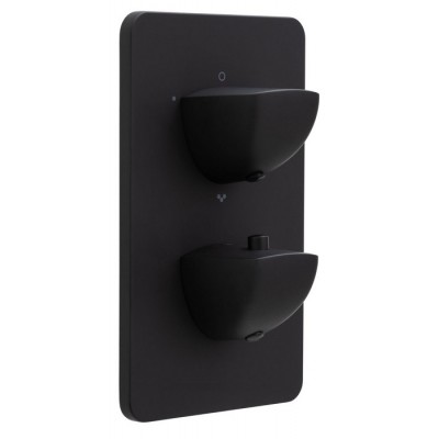 Смеситель для ванны Allen Brau Infinity X3 черный матовый 5.21316-31 встраиваемый, термостат
