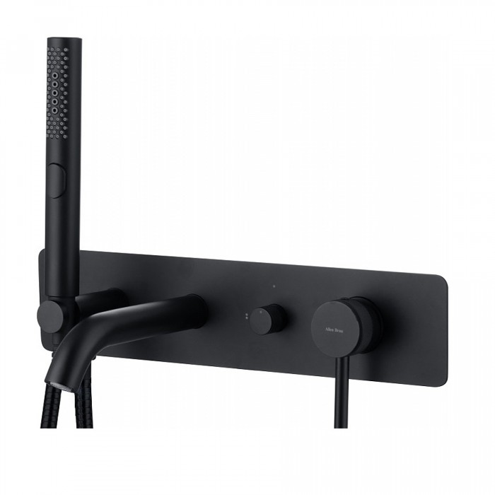 Смеситель для ванны Allen Brau Priority 5.31006-31 встраиваемый, черный матовый