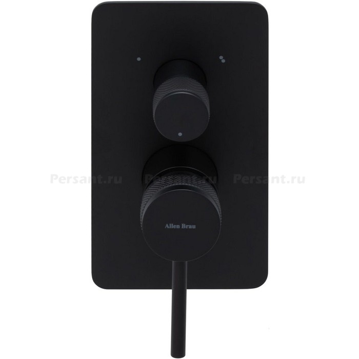Смеситель для ванны Allen Brau Priority X3 черный матовый 5.31A11-31 встраиваемый