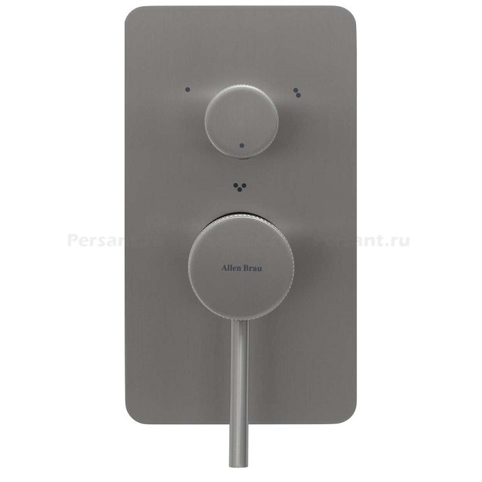 Смеситель для ванны Allen Brau Priority X3 никель браш 5.31A11-BN встраиваемый