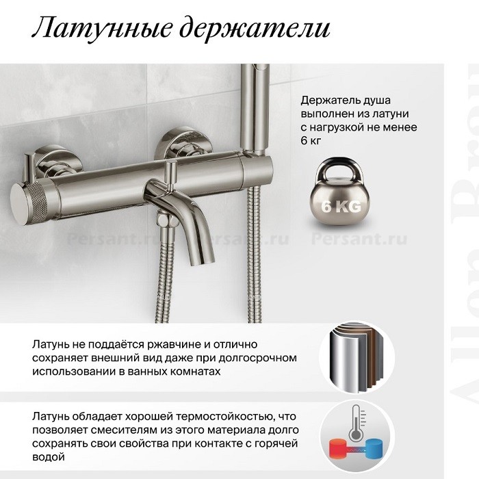 Смеситель для ванны Allen Brau Liberty хром 5.33006-00
