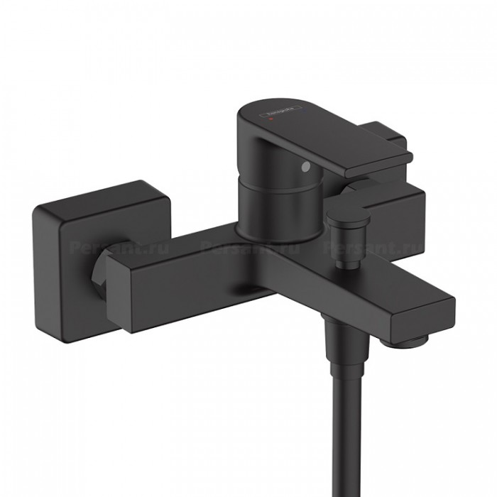 Смеситель для ванны Hansgrohe Vernis Shape 71450670 черный матовый