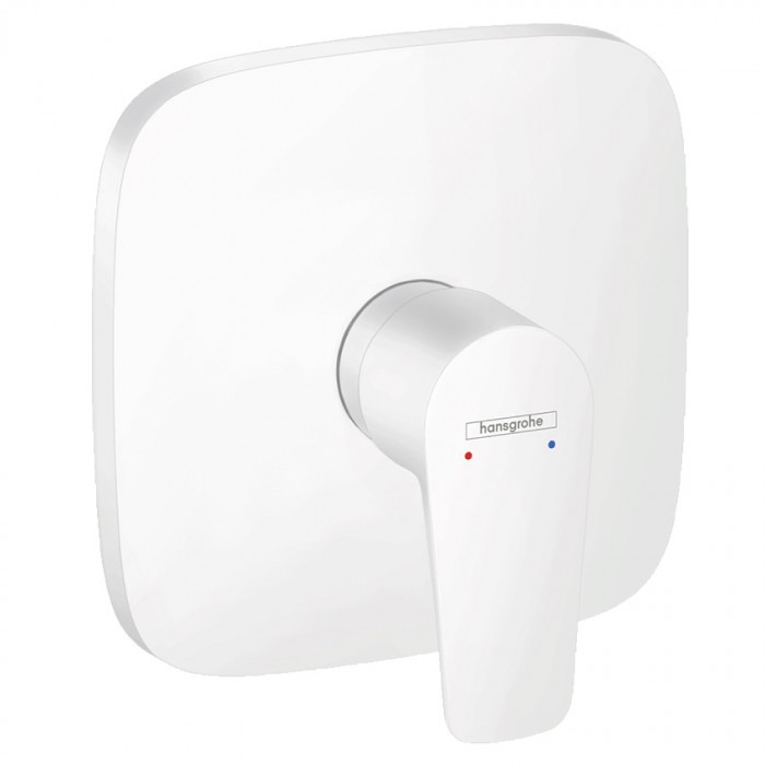 Смеситель для душа hansgrohe Talis E 71765700 встраиваемый, белый матовый