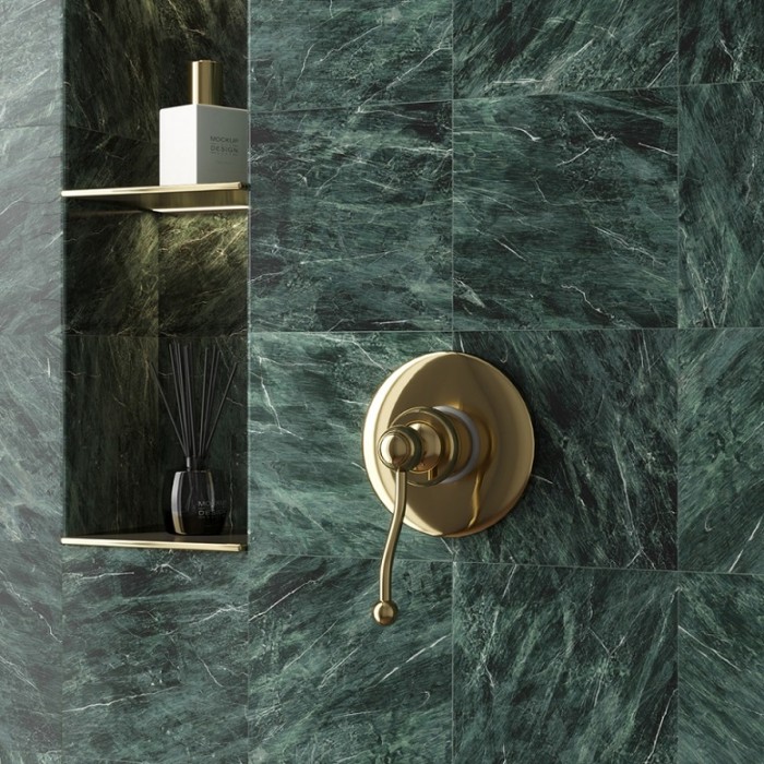 Смеситель для душа Paini Duomo 88OP690 встраиваемый, золото глянцевое