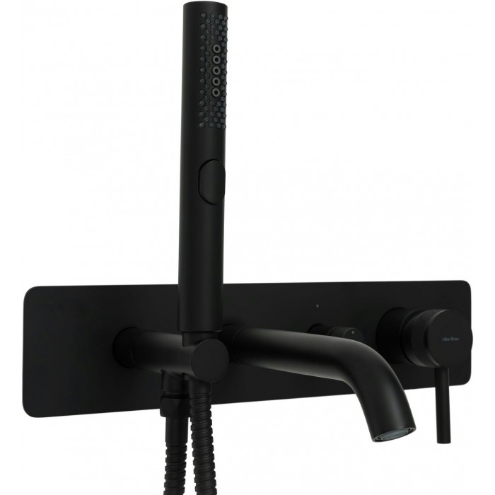 Смеситель для ванны Allen Brau Priority 5.31006-31 встраиваемый, черный матовый