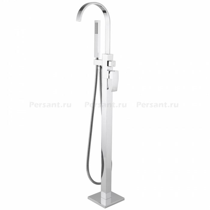 Смеситель для ванны Abber Wasserfall AF8615 напольный, хром
