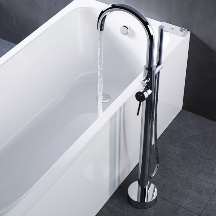 Смеситель для ванны AM.PM Sense F7514100 напольный, хром