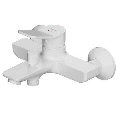 Смеситель для ванны AM.PM X-Joy F85A10033 белый матовый