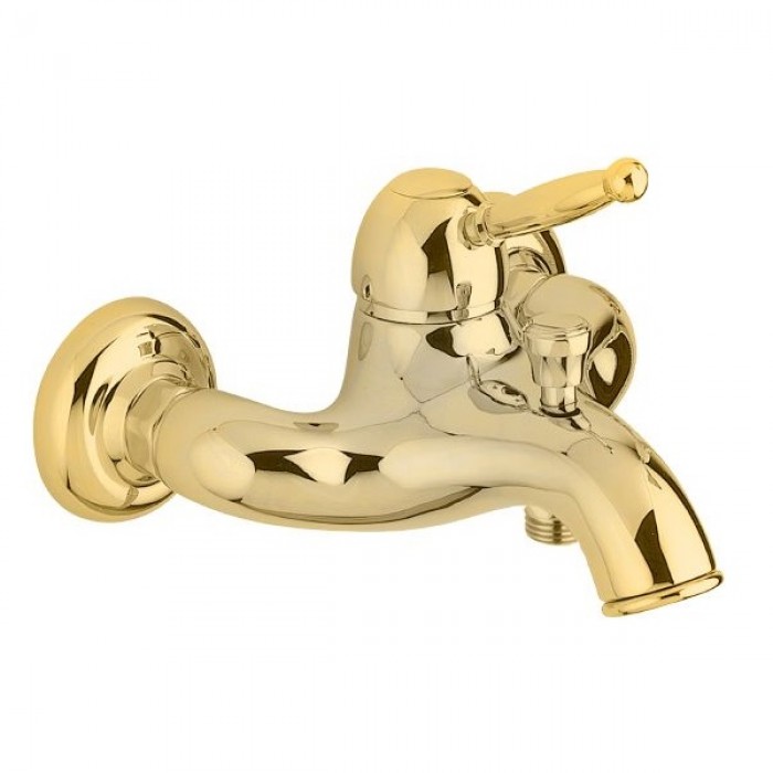 Смеситель для ванны Paffoni Giorgia GI022GF золото глянцевое