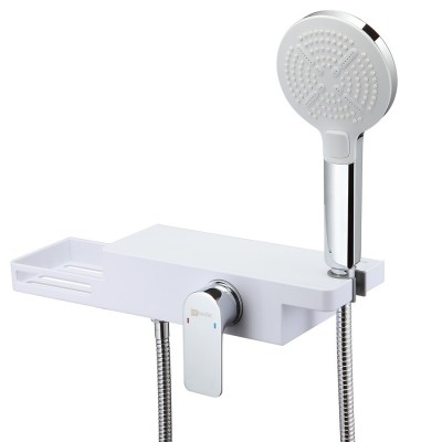 Смеситель для душа Lemark Unibox LM6903CW белый/хром