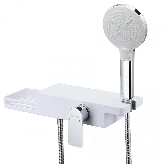 Смеситель для душа Lemark Unibox LM6903CW белый/хром