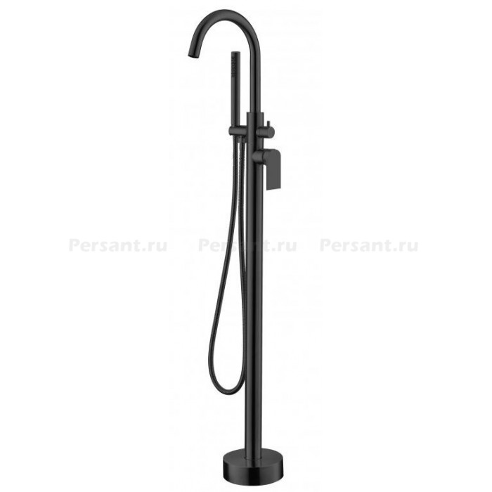 Смеситель для ванны BelBagno Nova NOV-FMT-NERO напольный, черный матовый