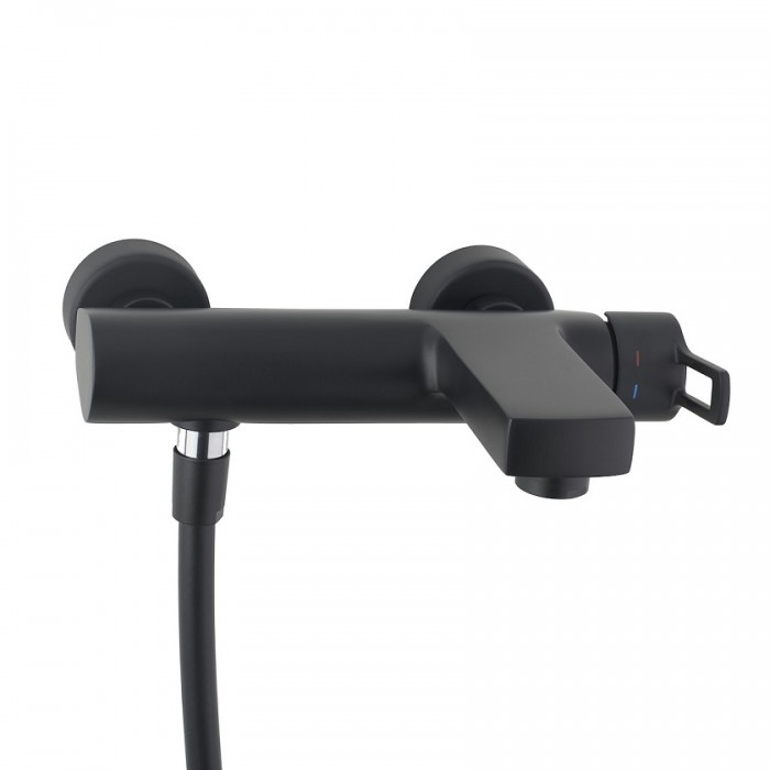 Смеситель для ванны Paffoni Ringo RIN022NO черный матовый