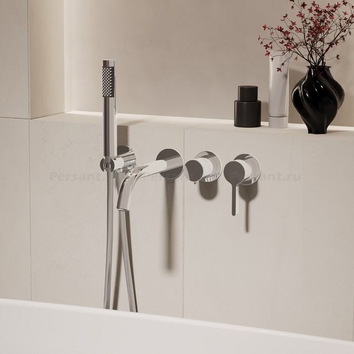 Смеситель для ванны Vincea Villa VTFW-1VL1CH встраиваемый, хром