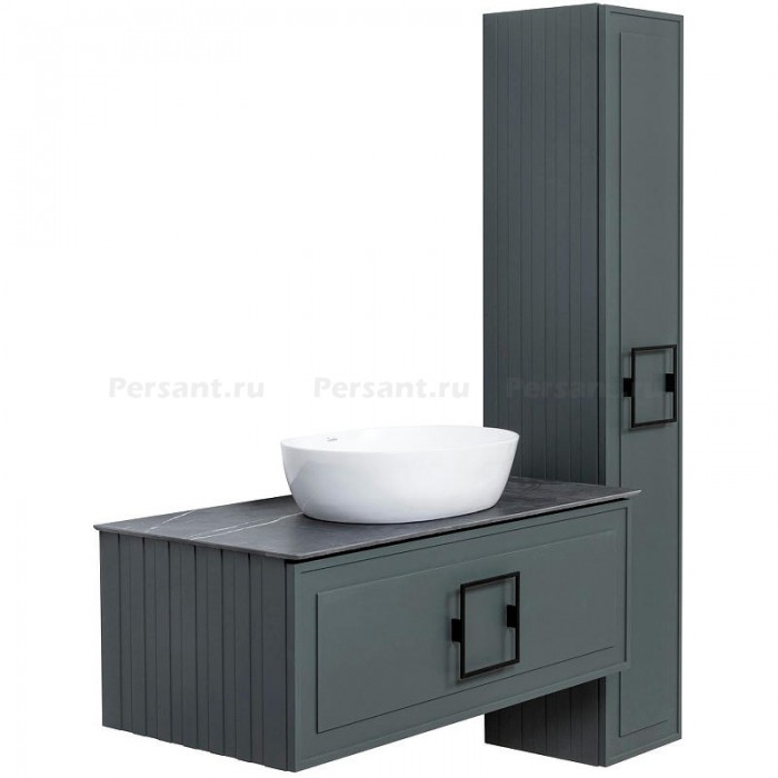 Тумба под раковину La Fenice Cubo 90 FNC-01-CUB-G-90 Grigio, подвесная