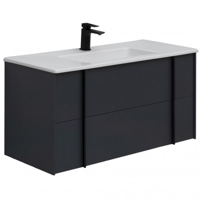 Тумба под раковину Allen Brau Reality 100 1.32007.AM подвесная, антрацит матовый