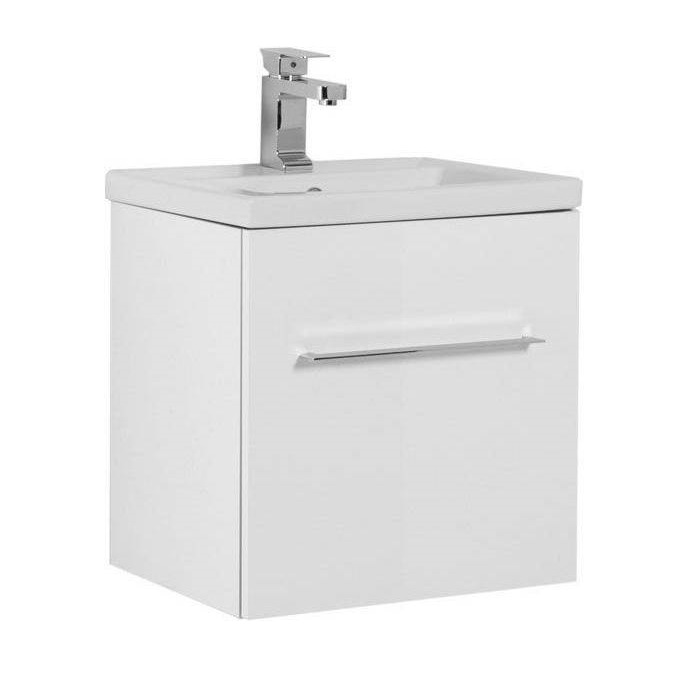 Тумба под раковину Aquanet Порто 50 195729 подвесная, белая