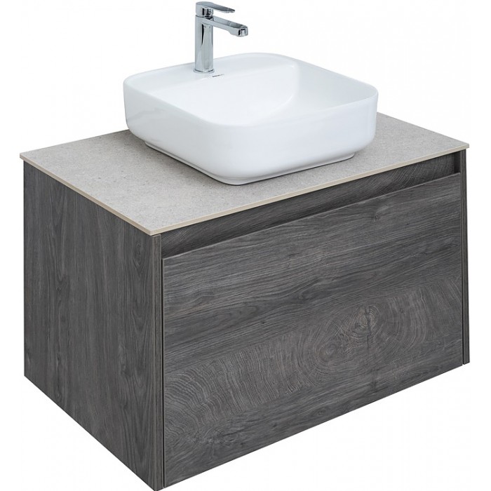 Тумба под раковину Aquanet Nova Lite 75 242274 подвесная, дуб рошелье